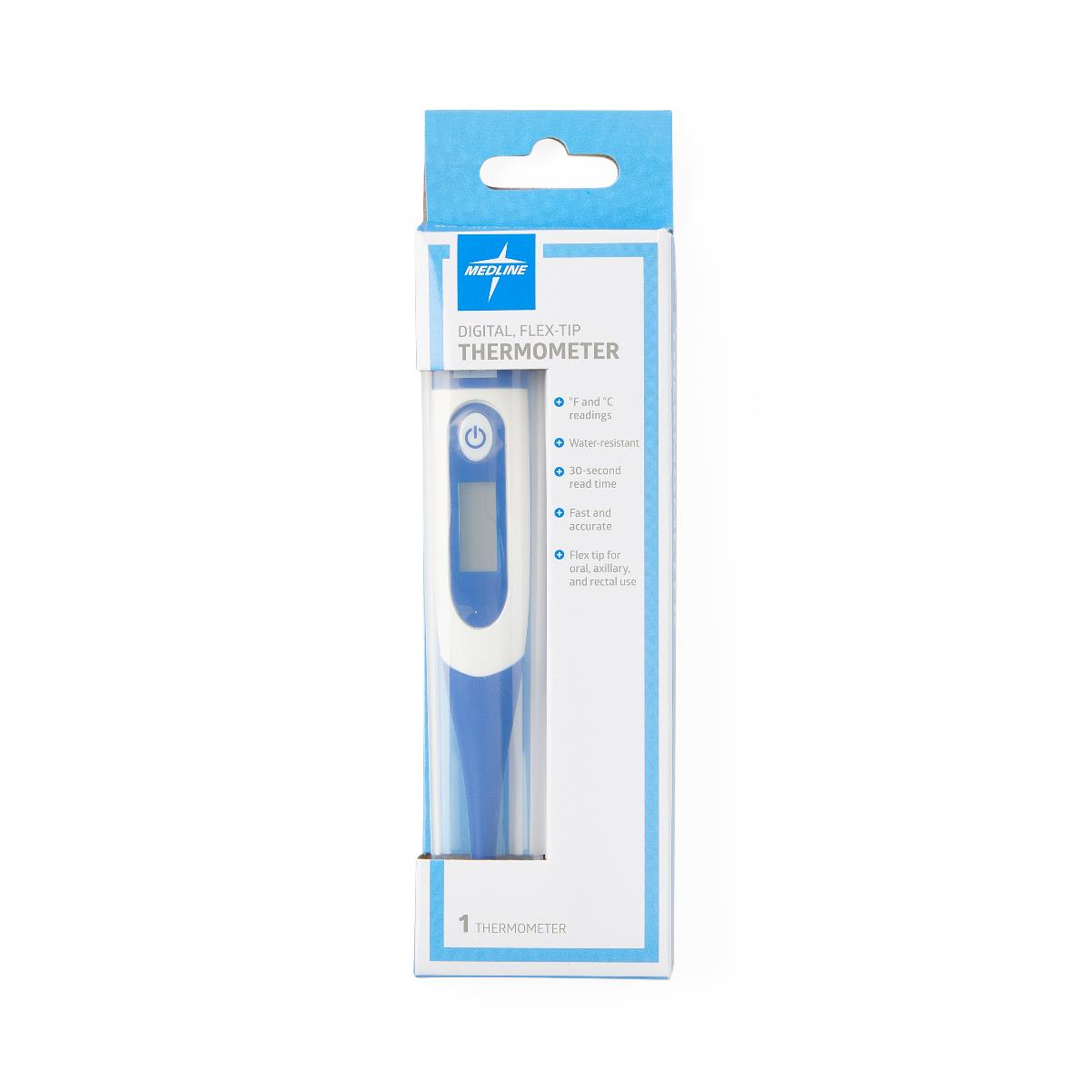 Medline 30-Second Flex-Tip Oral Digital Stick Thermometers