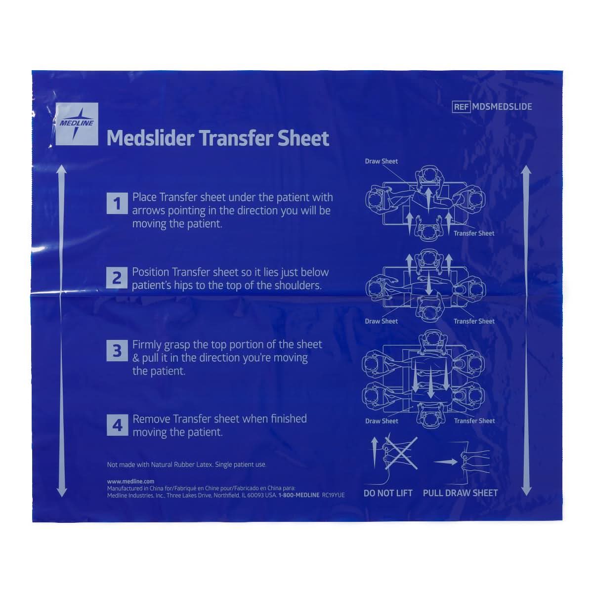 Medline MedSlider Disposable Transfer Sheets