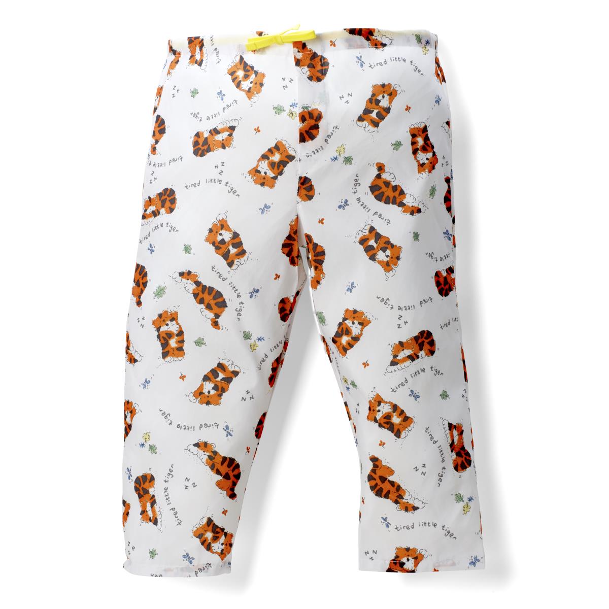 Medline Tired Tiger Pediatric Drawstring Waist Pajama Pants