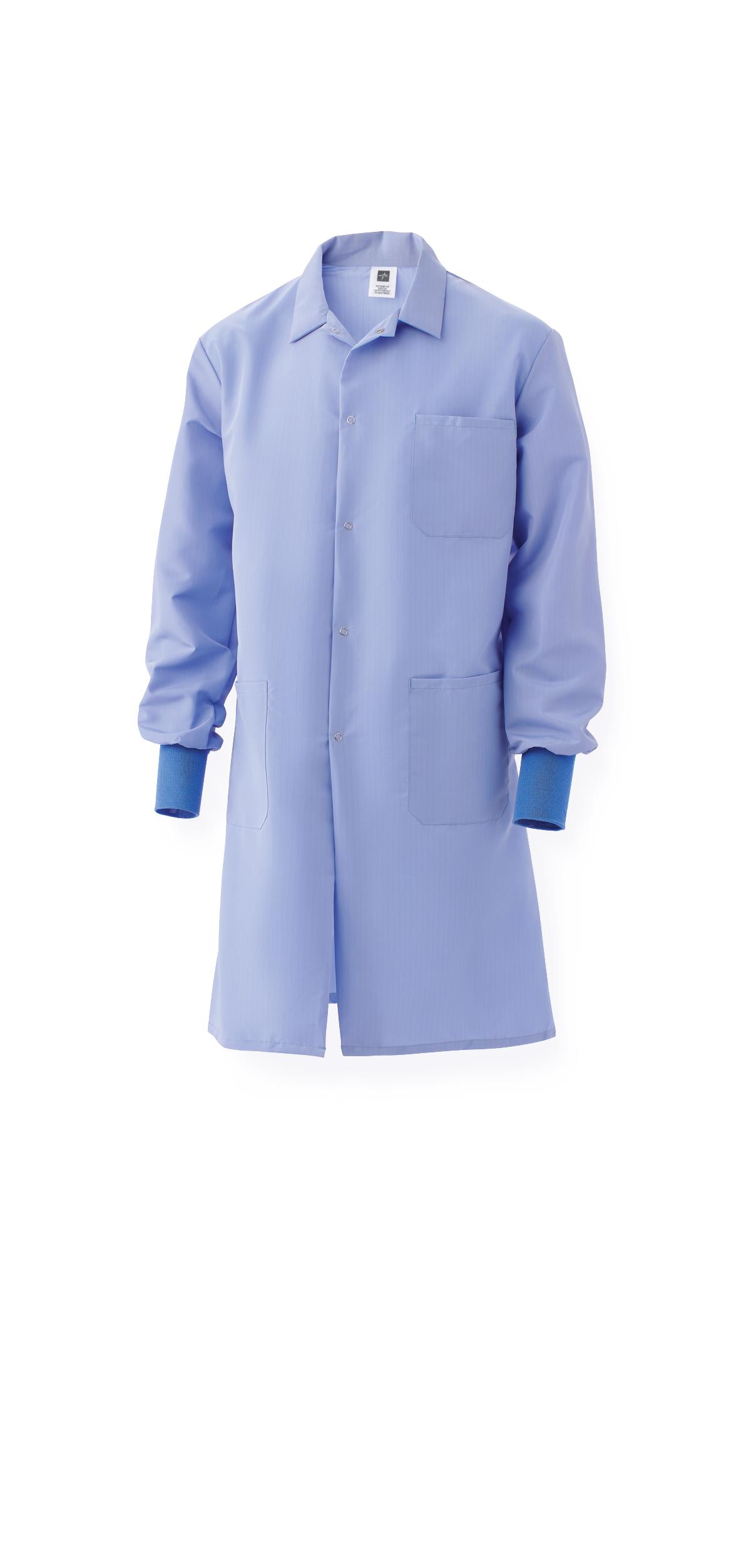 Medline Protective Static- and Fluid-Resistant Barrier Lab Coats