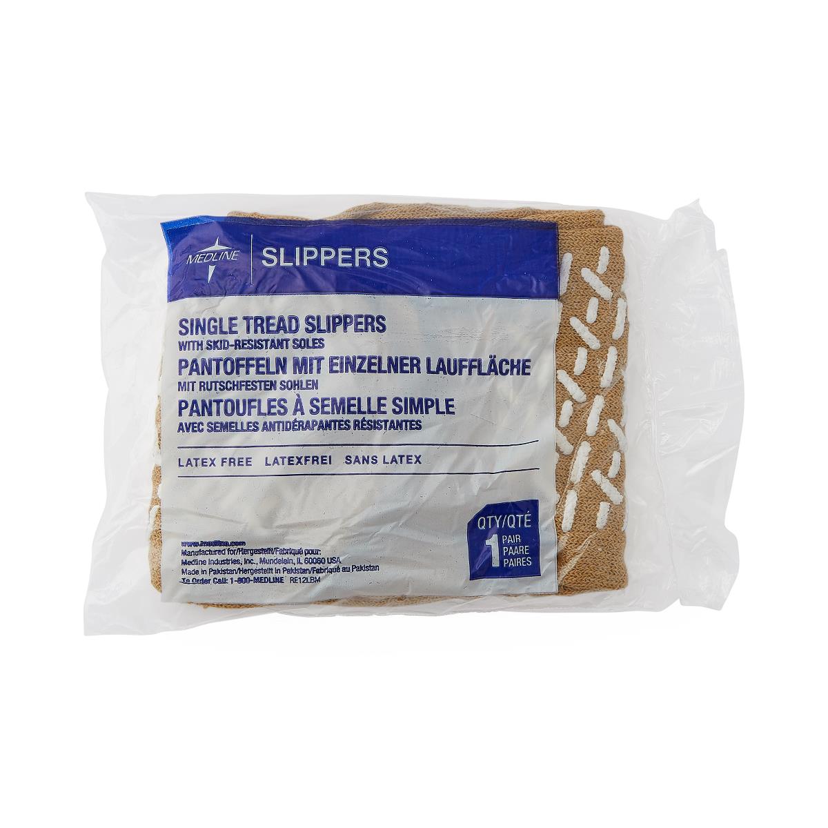 Medline Single Tread Slippers