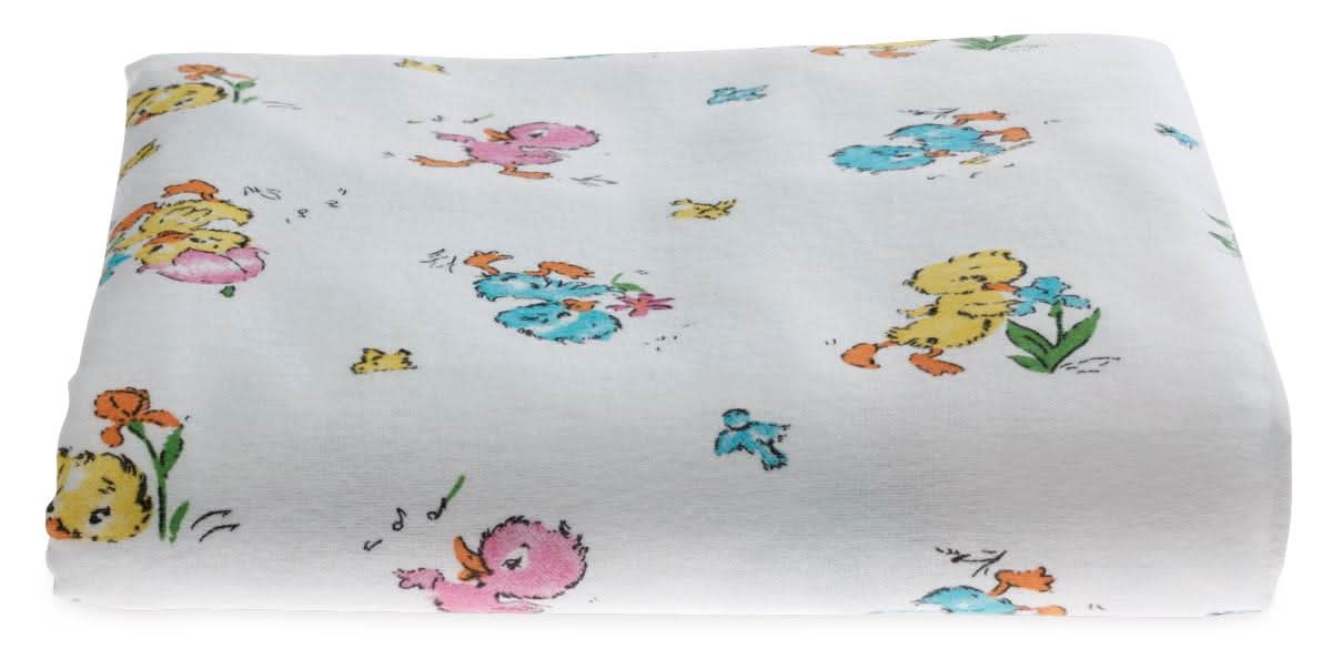 Medline Kuddle-Up All Cotton Flannel Baby Blanke