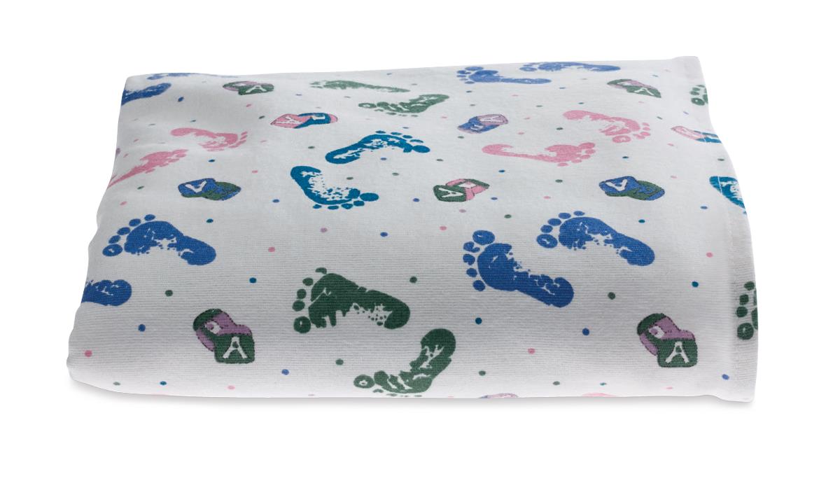 Medline Kuddle-Up All Cotton Flannel Baby Blanke