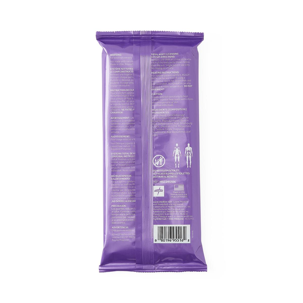 Medline ReadyBath SELECT Medium-Weight Washcloths