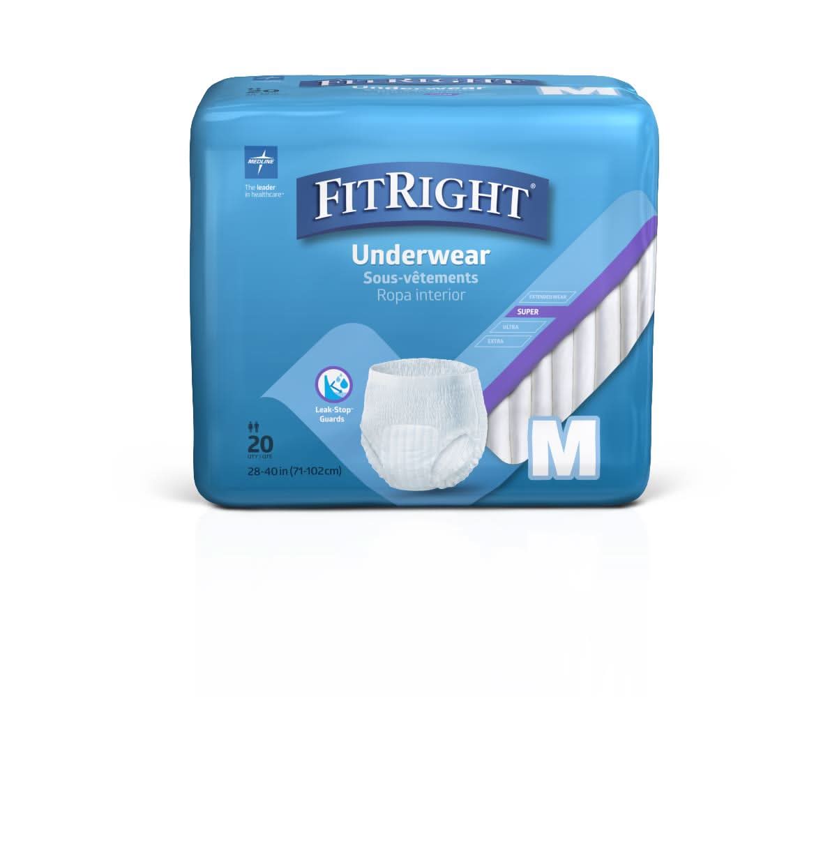 Medline Protection Plus Superabsorbent Adult Underwear