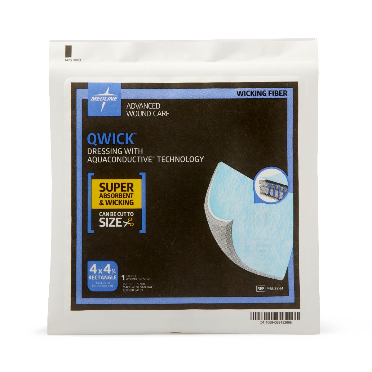 Medline Qwick Nonadhesive Superabsorbent Wound Dressings