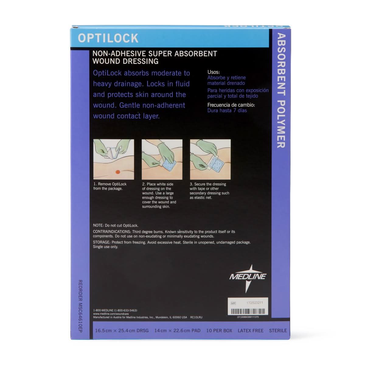 Medline OptiLock Non-Adhesive Dressings