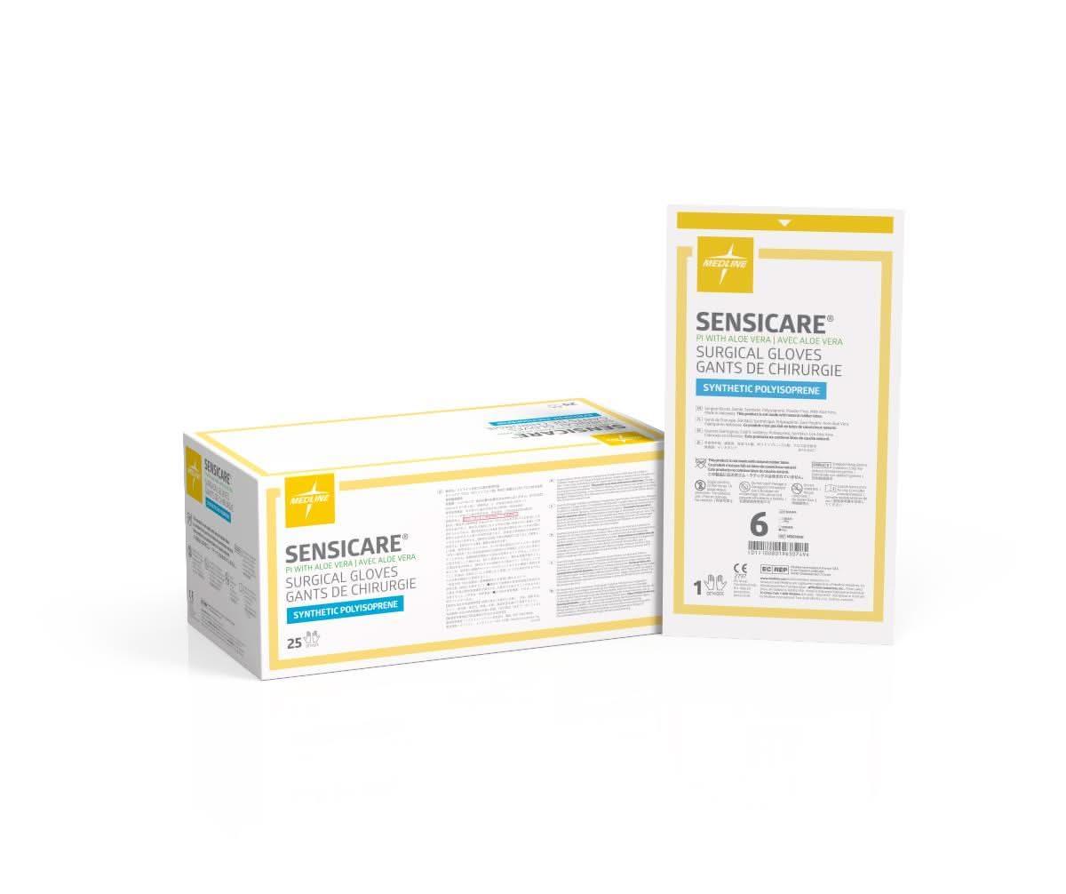 Medline SensiCare with Aloe Latex-Free Powder-Fr