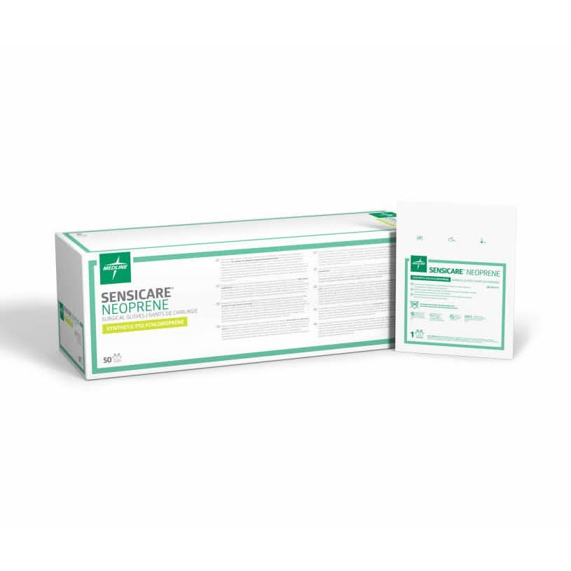 Medline Sensicare Neoprene Surgical Gloves