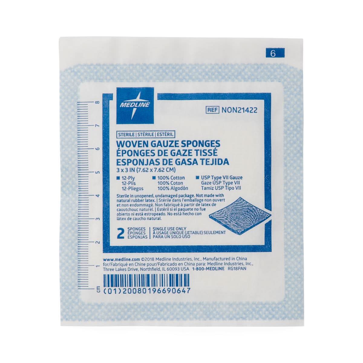Medline Woven Sterile Gauze Sponges