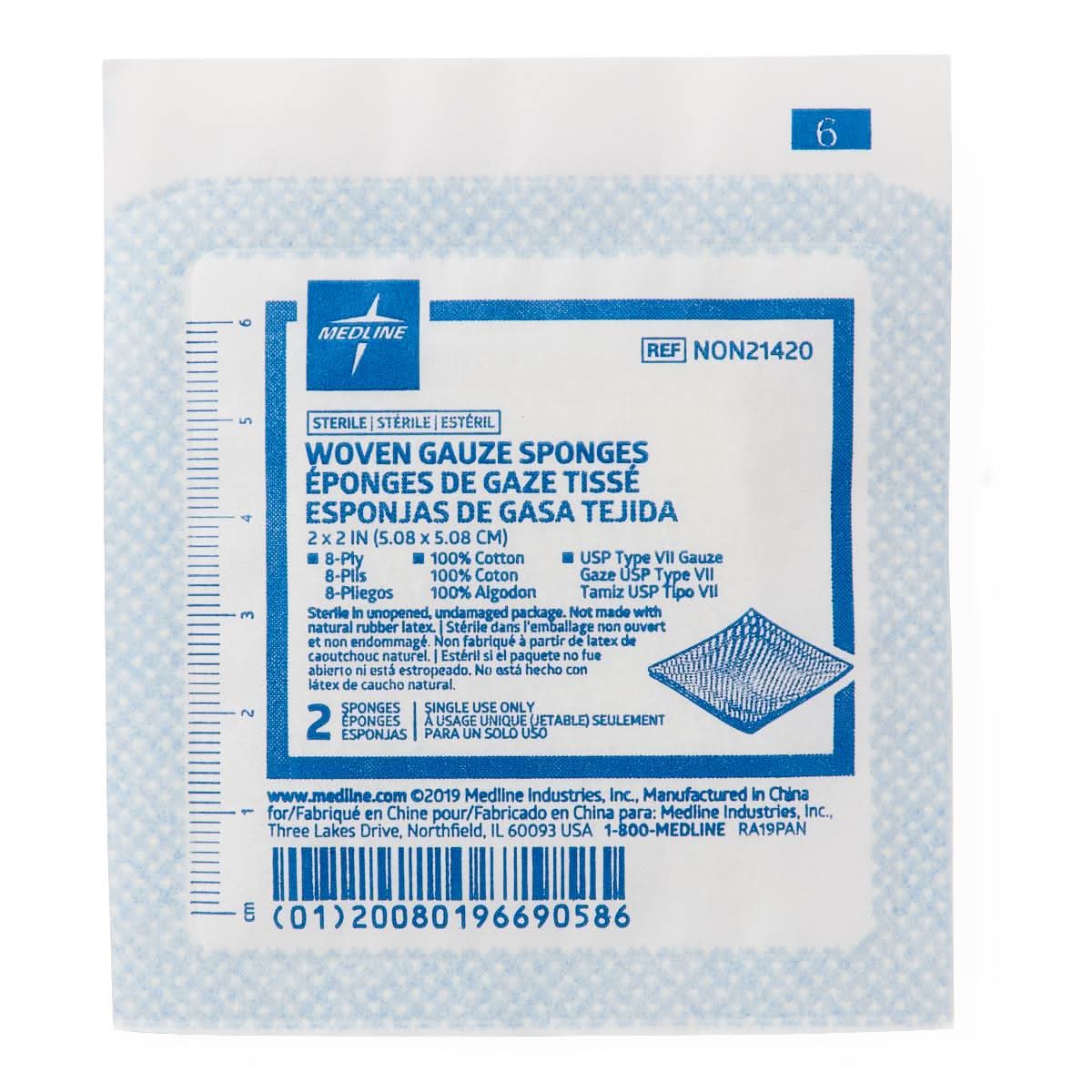 Medline Woven Sterile Gauze Sponges