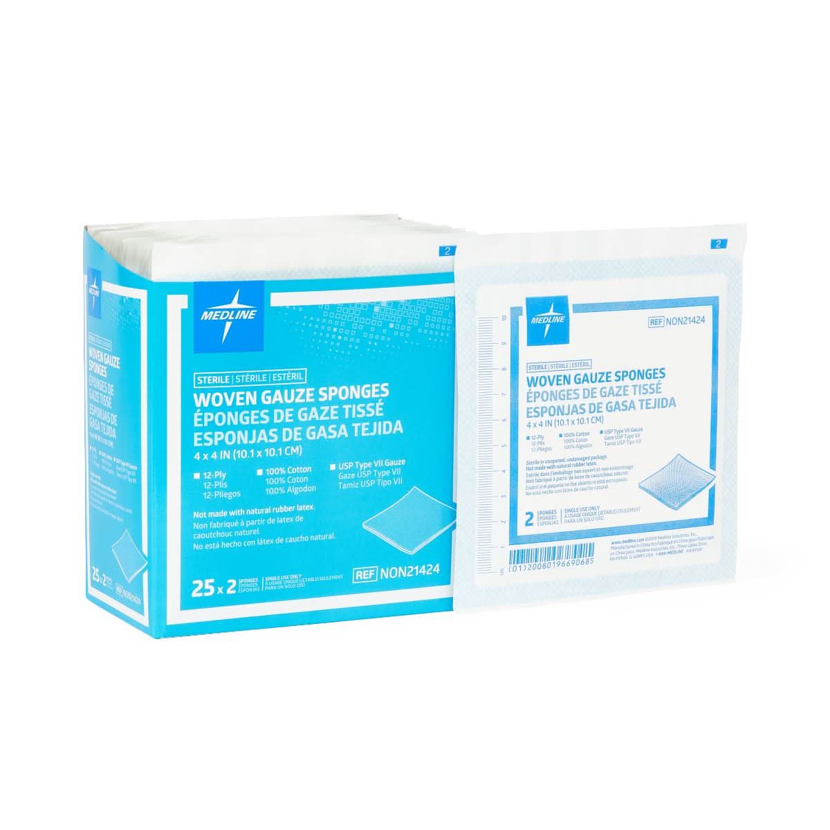 Medline Woven Sterile Gauze Sponges