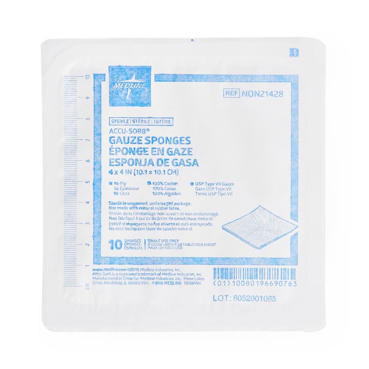 Medline Woven Sterile Gauze Sponges