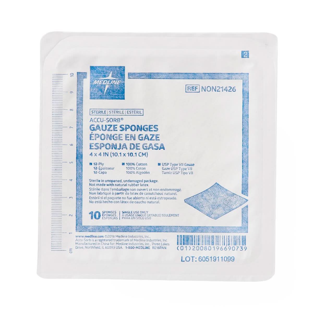 Medline Woven Sterile Gauze Sponges