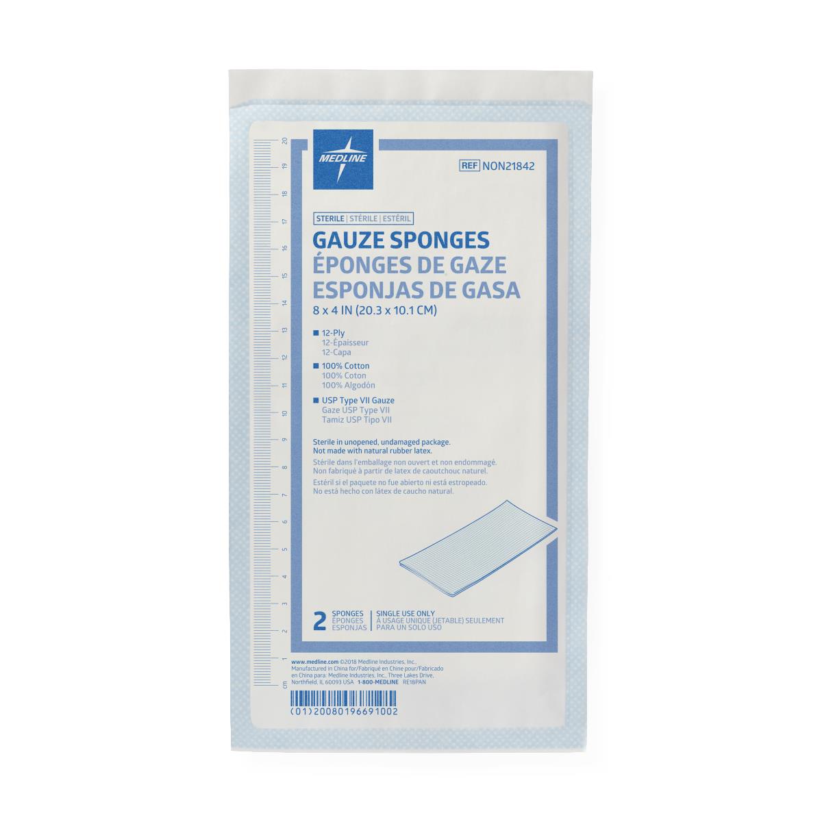Medline Woven Sterile Gauze Sponges
