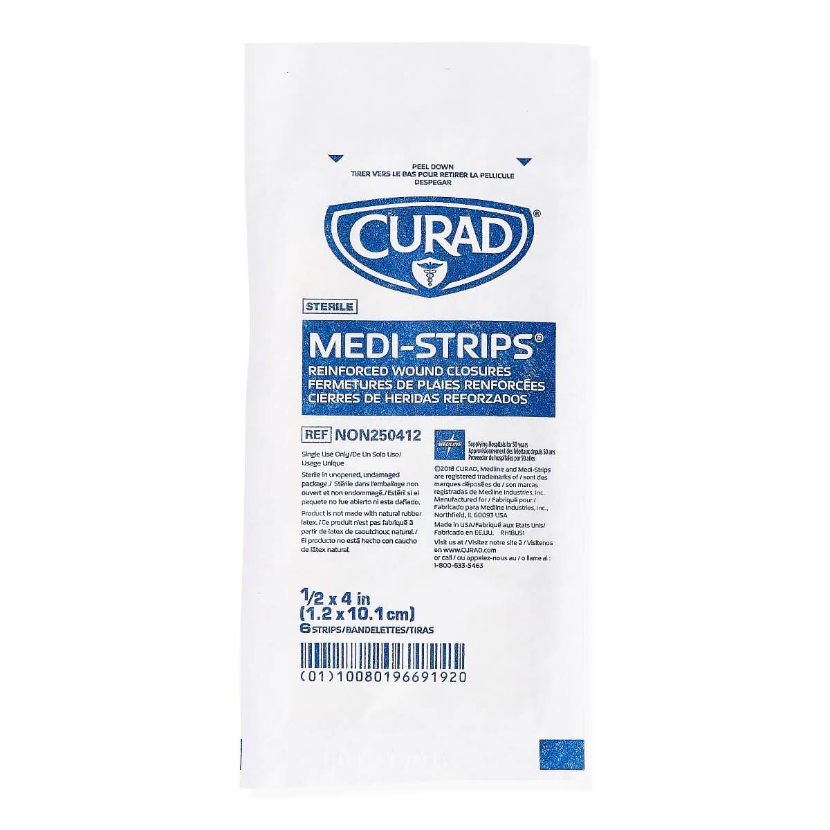 Medline CURAD Medi-Strip Reinforced Wound Closures