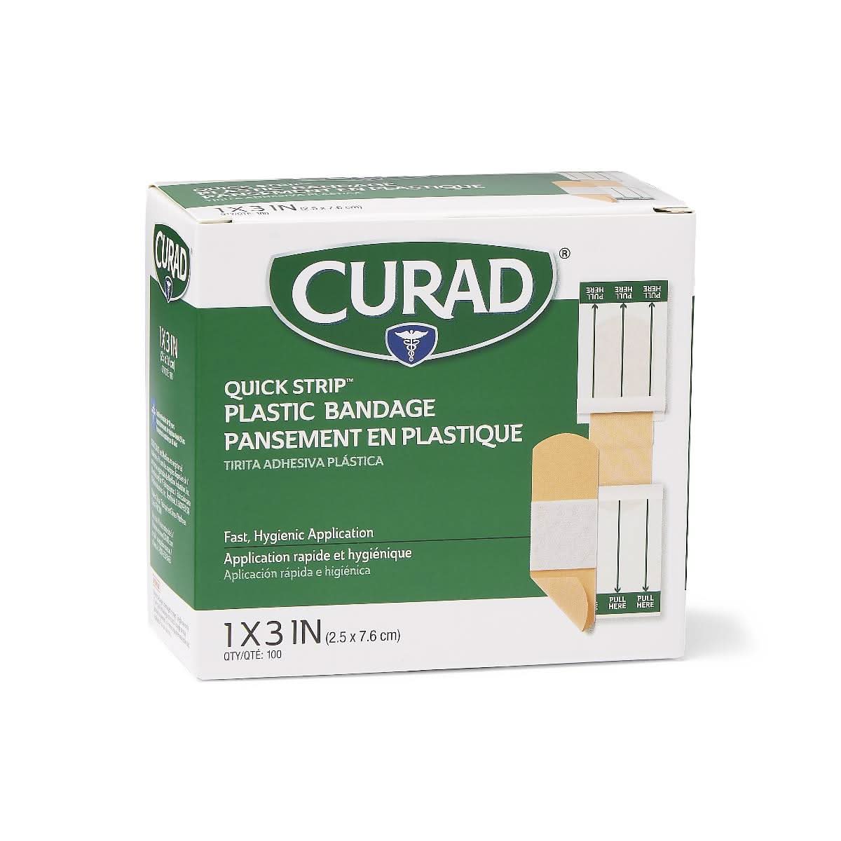Medline Quick Strip Plastic Adhesive Bandages