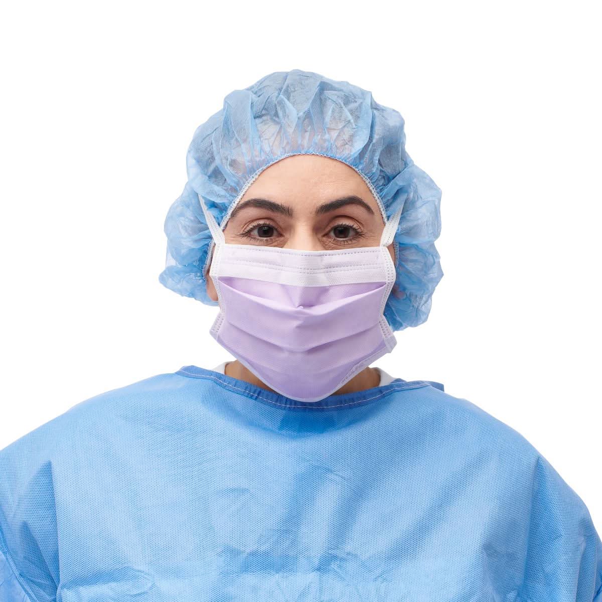 Medline ASTM Level 3 Surgical Face Mask with Ties