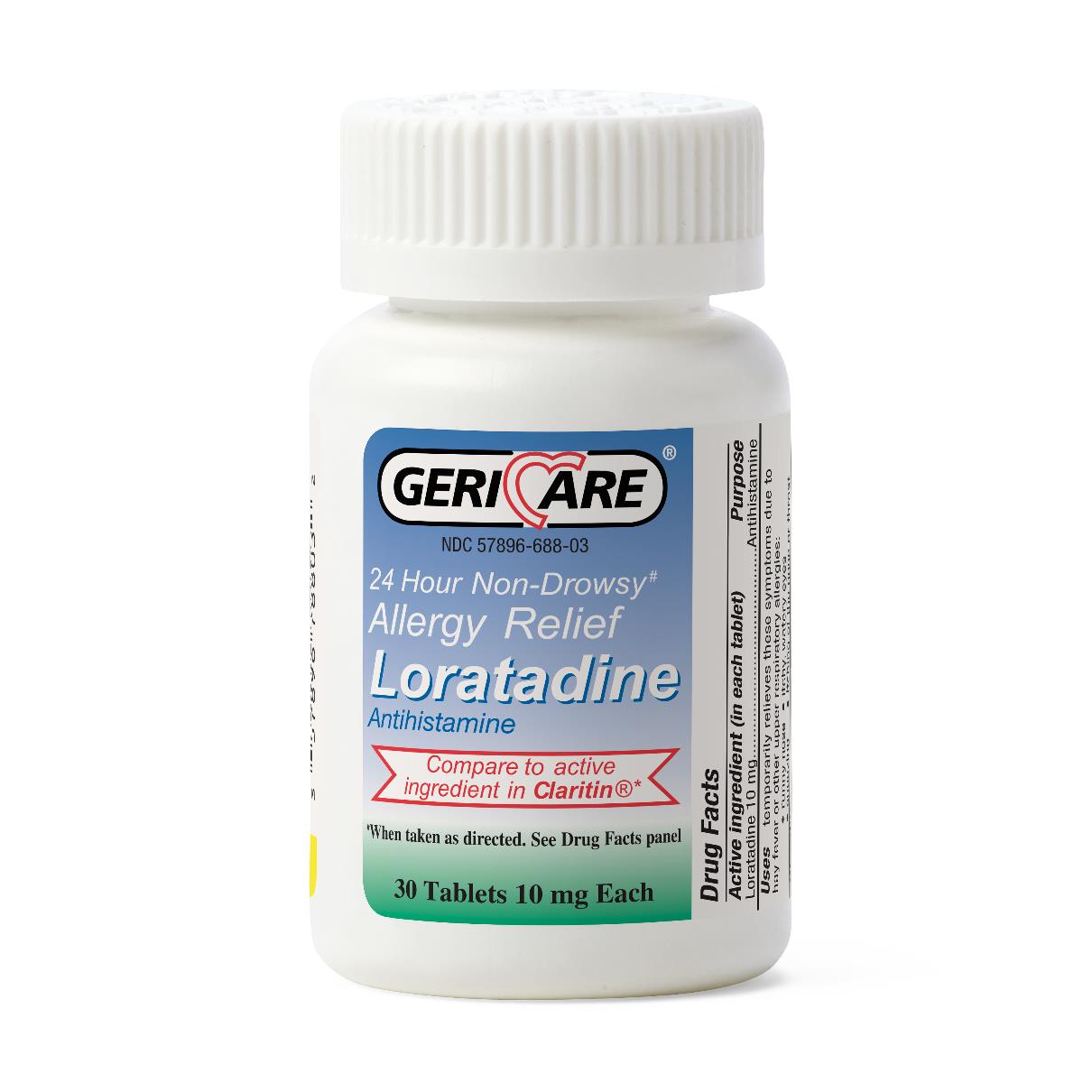 Medline Loratadine Antihistamine Allergy Tablets