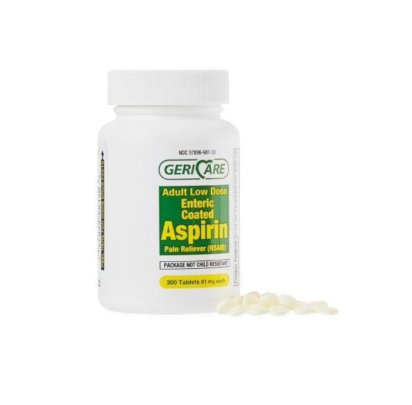 Medline Aspirin Enteric Coated Tablets