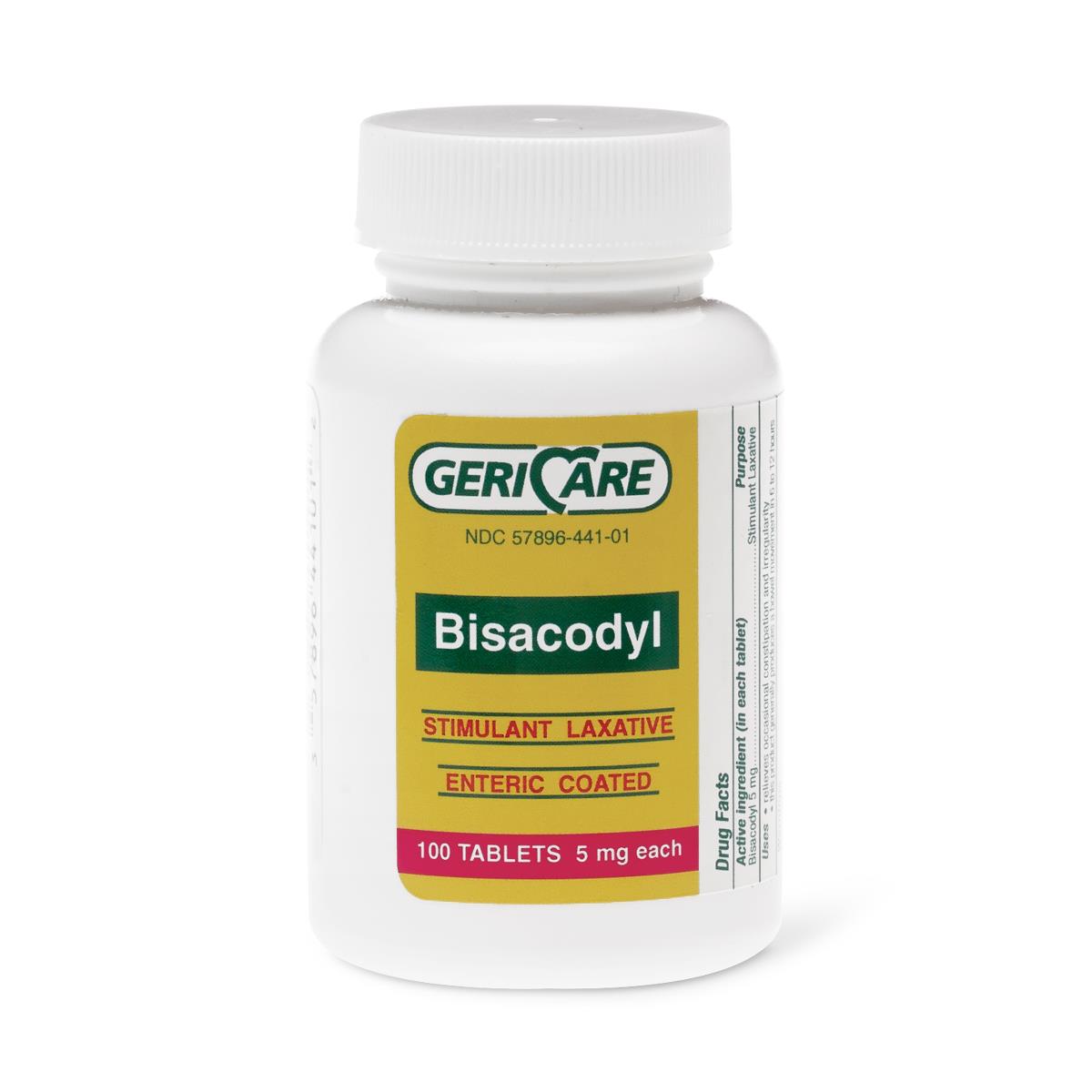 Medline Bisacodyl Laxative Tablets