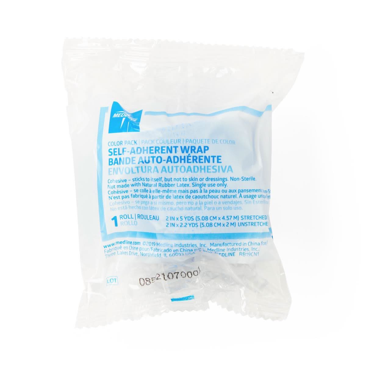 Medline Caring Non-Sterile Latex Free Self-Adher