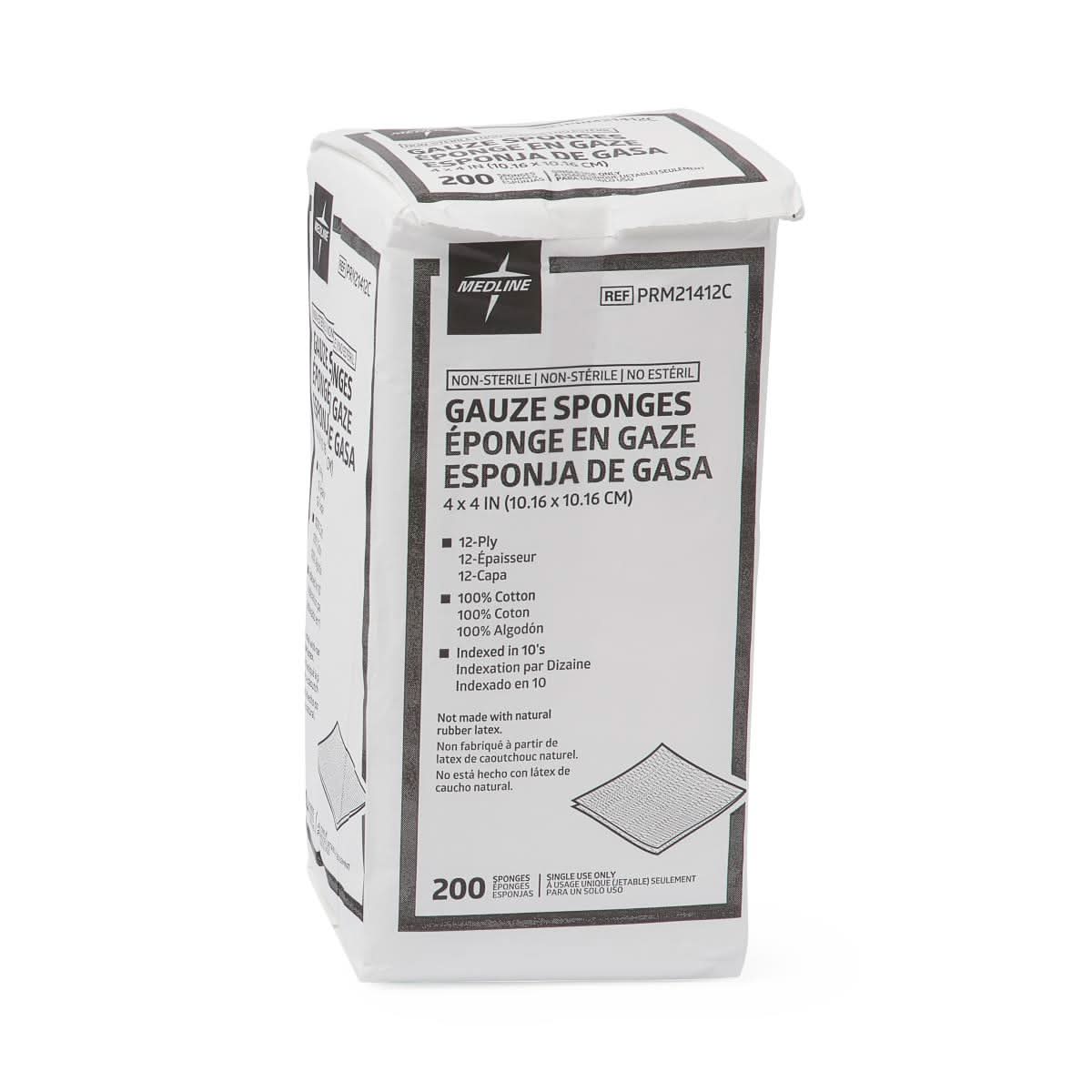 Medline Cotton Woven Gauze Sponges