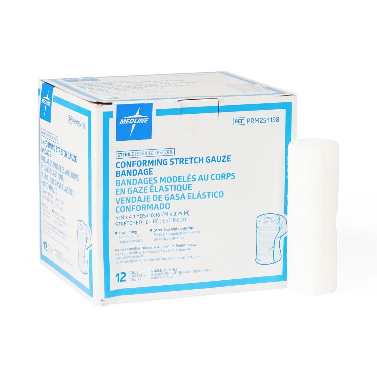 Medline Sterile Conforming Gauze Bandages