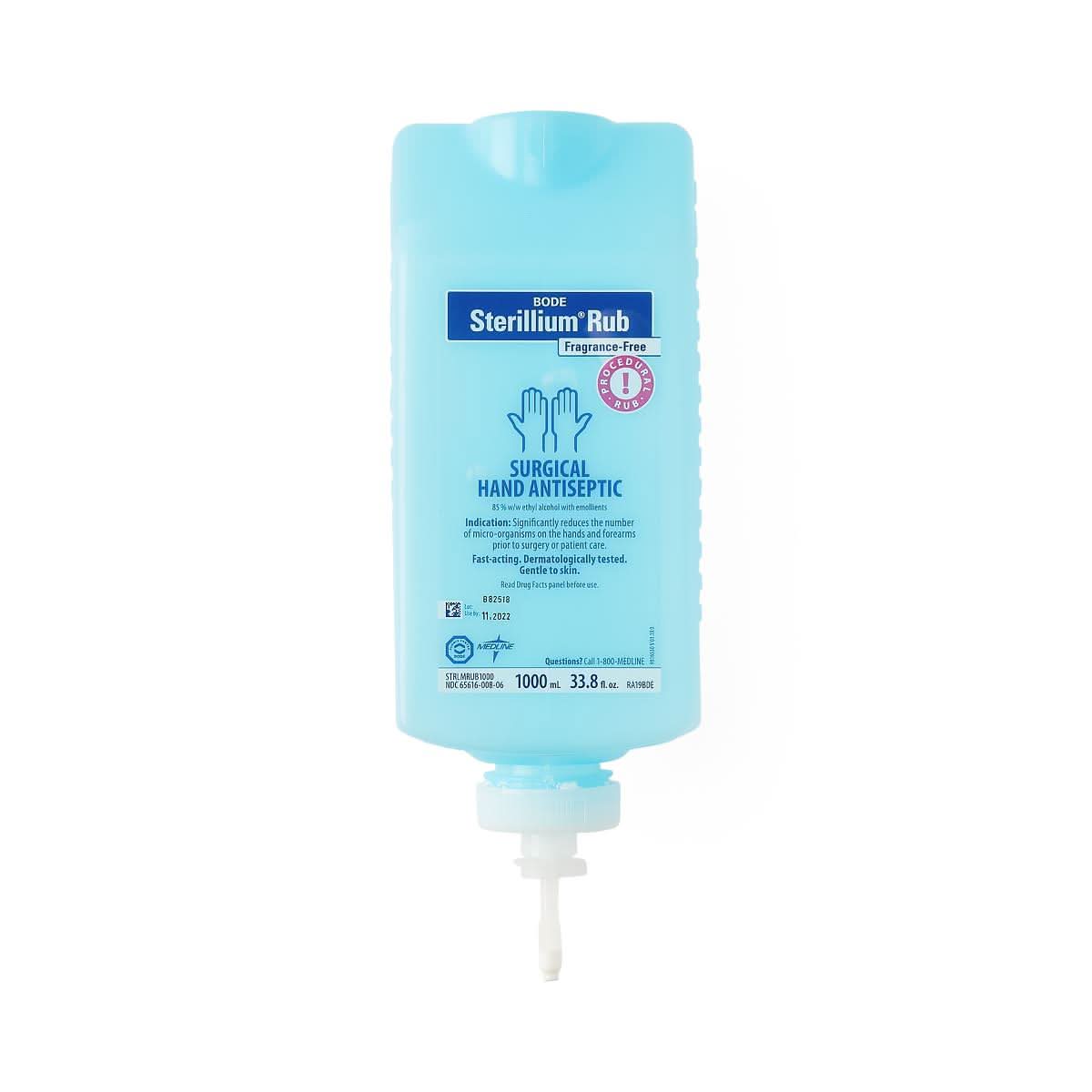 Medline Sterillium Rub Fragrance-Free Surgical Hand Spray