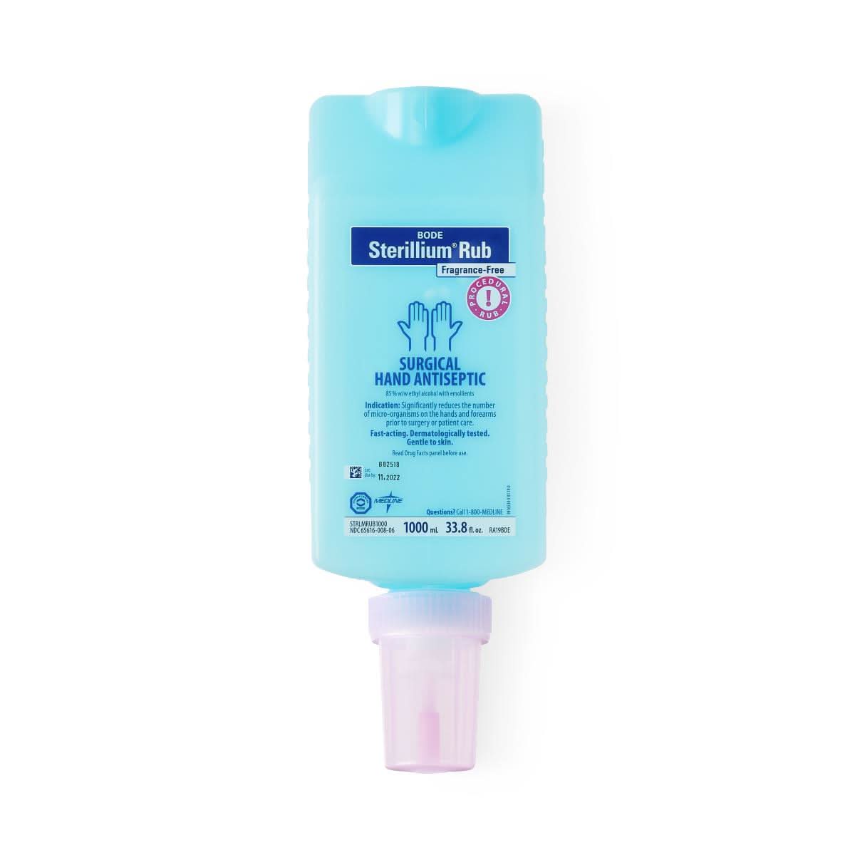 Medline Sterillium Rub Fragrance-Free Surgical Hand Spray