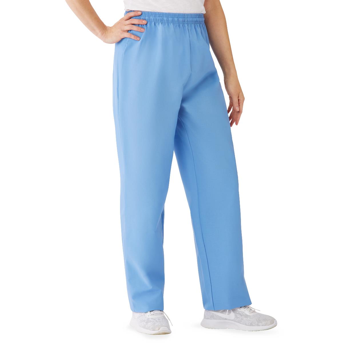 Medline AngelStat Women's Elastic Waist Scrub Pants with Inside Drawcord (Style 854)