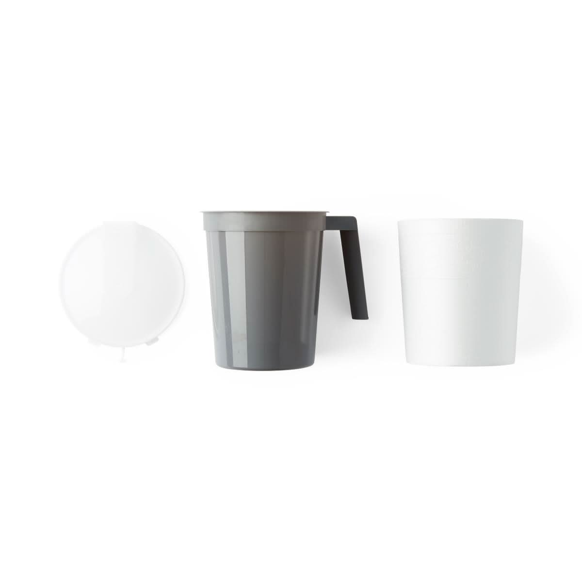 Medline Water Pitcher Set with Foam Outer Jacket