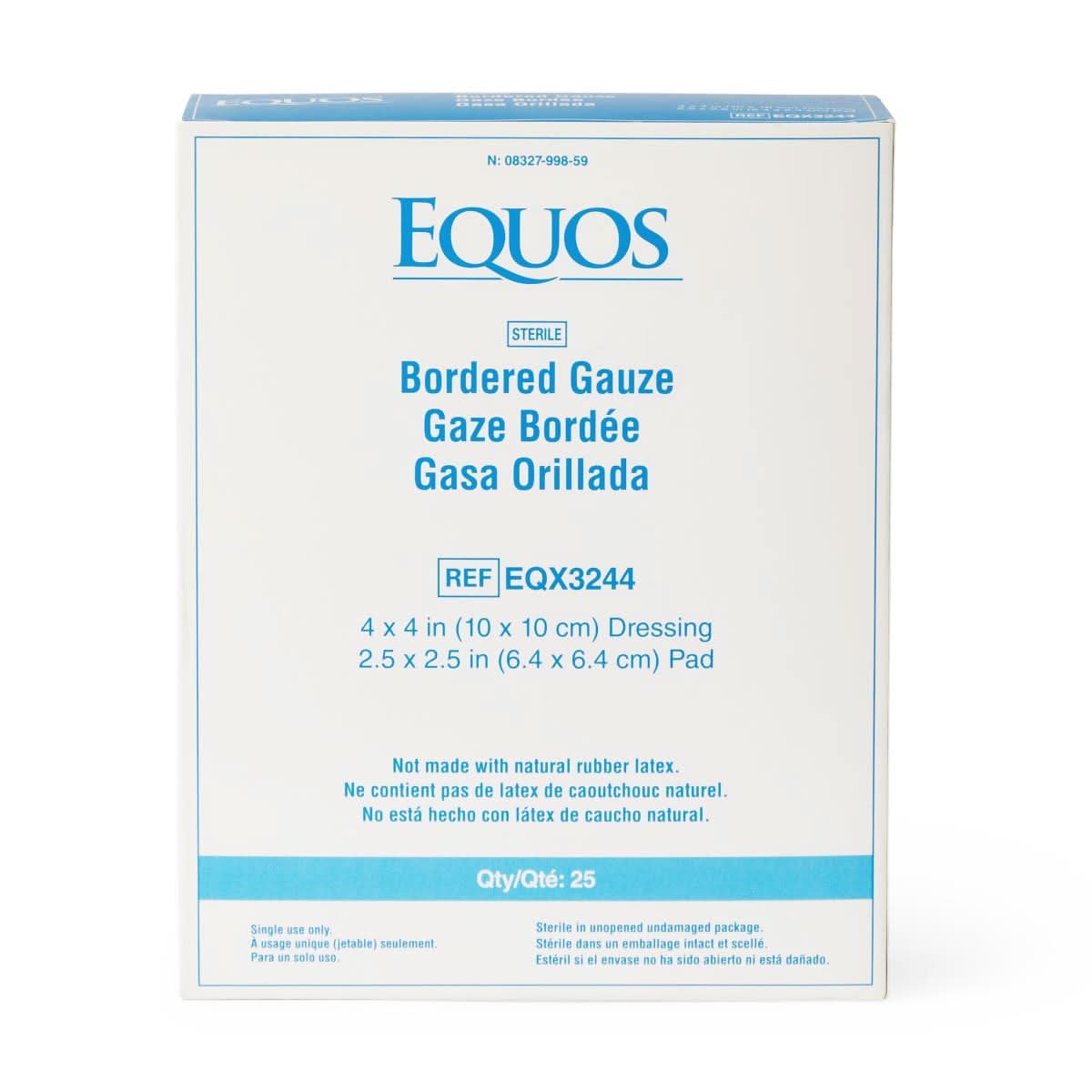 Medline Eqous Sterile Bordered Gauze