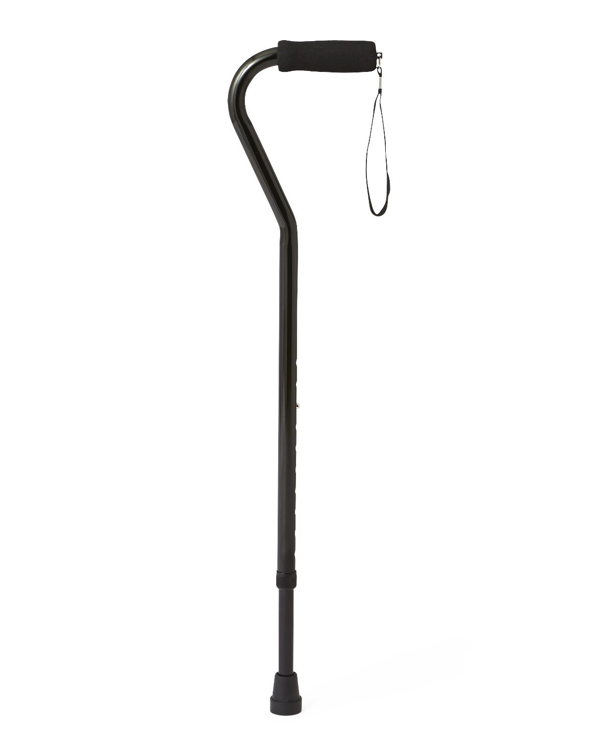 Medline Fashion Offset Handle Canes with Foam Grip