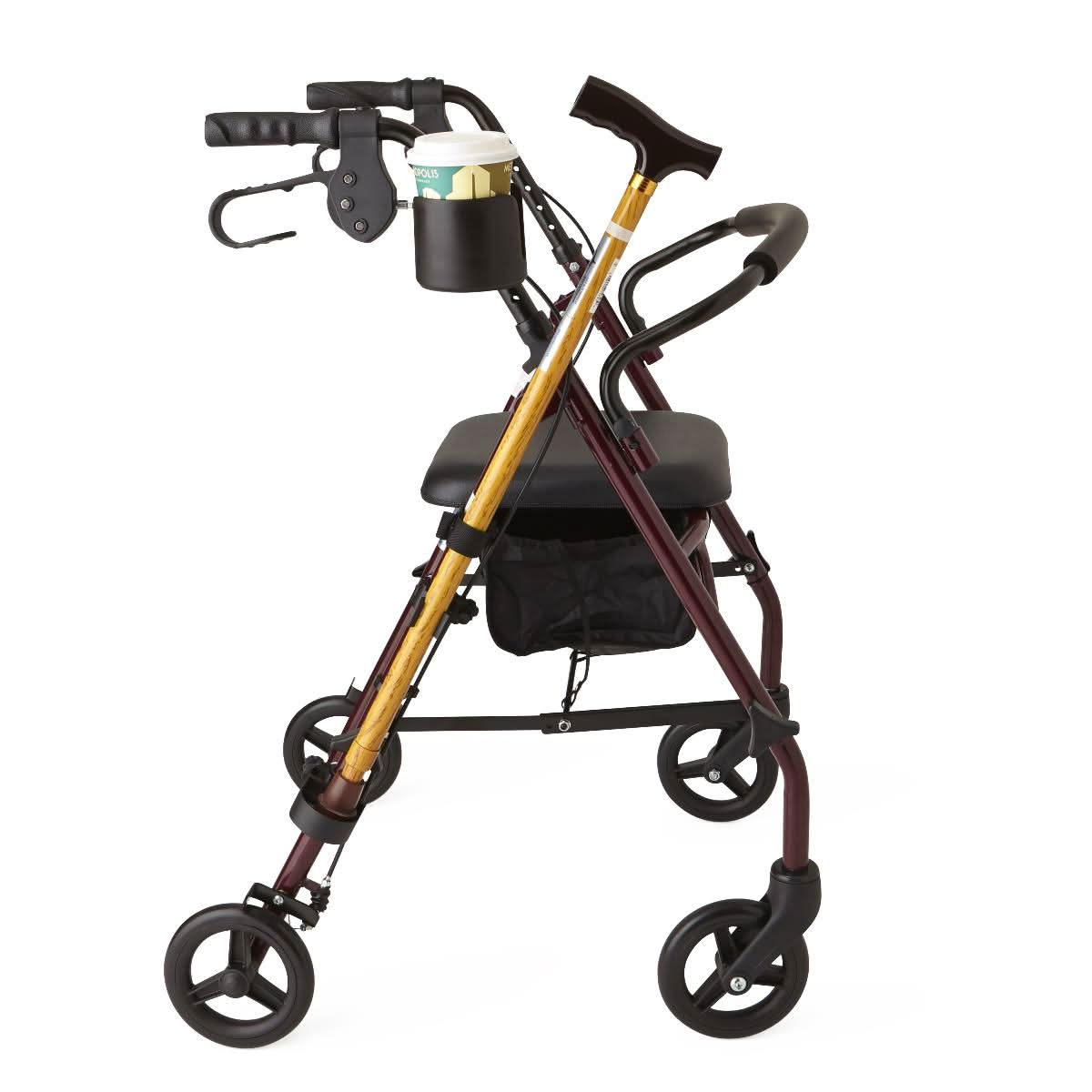 Medline Rollator Holder F/Cup And Cane