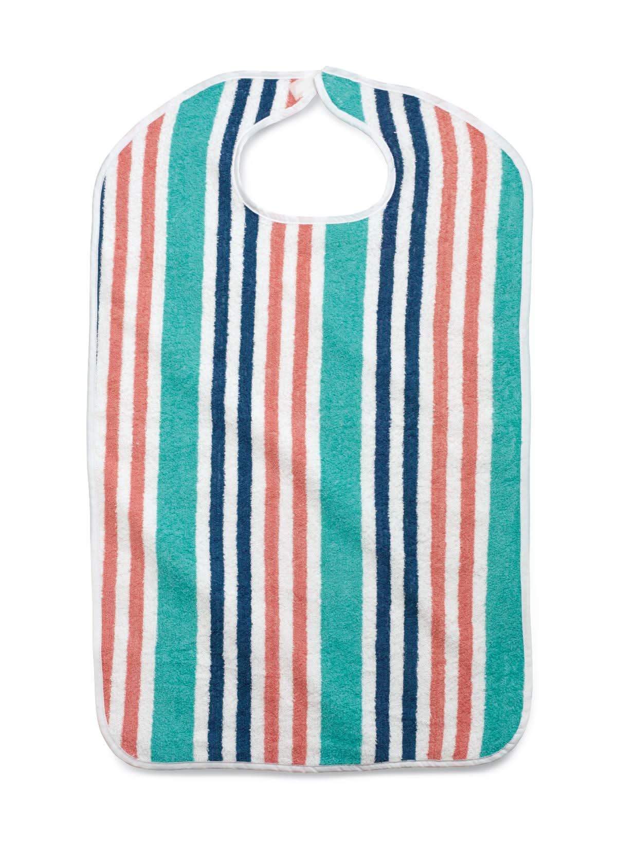 Medline Terry Cloth Striped Clothing Protectors