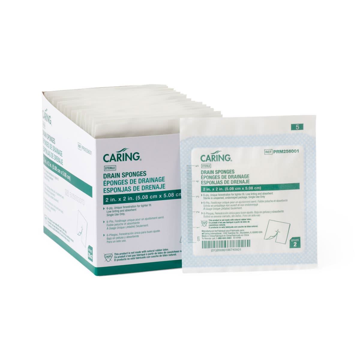 Medline Avant Gauze Sterile Drain Sponge