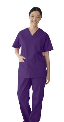 Medline ComfortEase Style 8801 Women's V-Neck 2-Pocket Scrub Tops