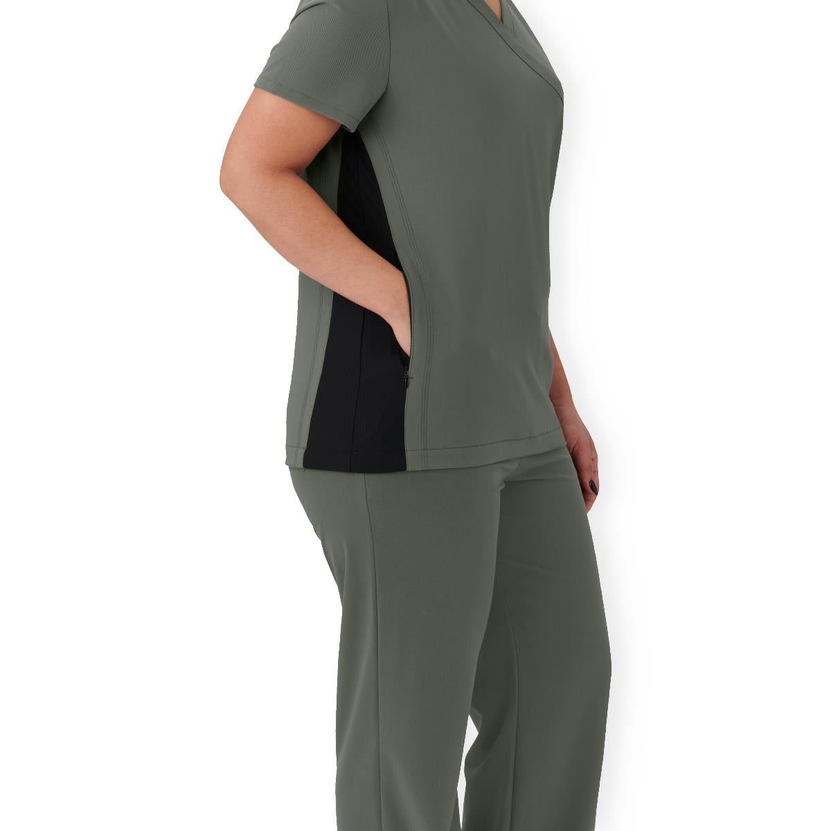 Medline Staten AVE Style 4865 Women's Yoga-Style Scrub Tops