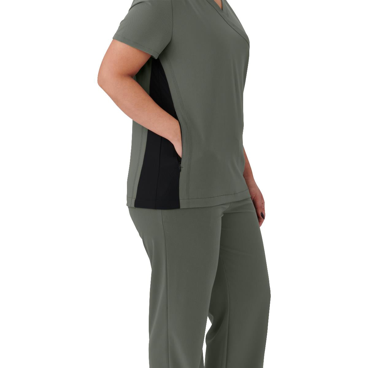 Medline Staten AVE Style 4865 Women's Yoga-Style Scrub Tops
