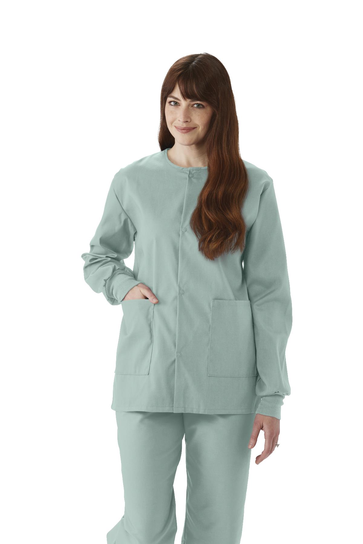 Medline ComfortEase® Unisex Crew-Neck Warm-Up Jackets