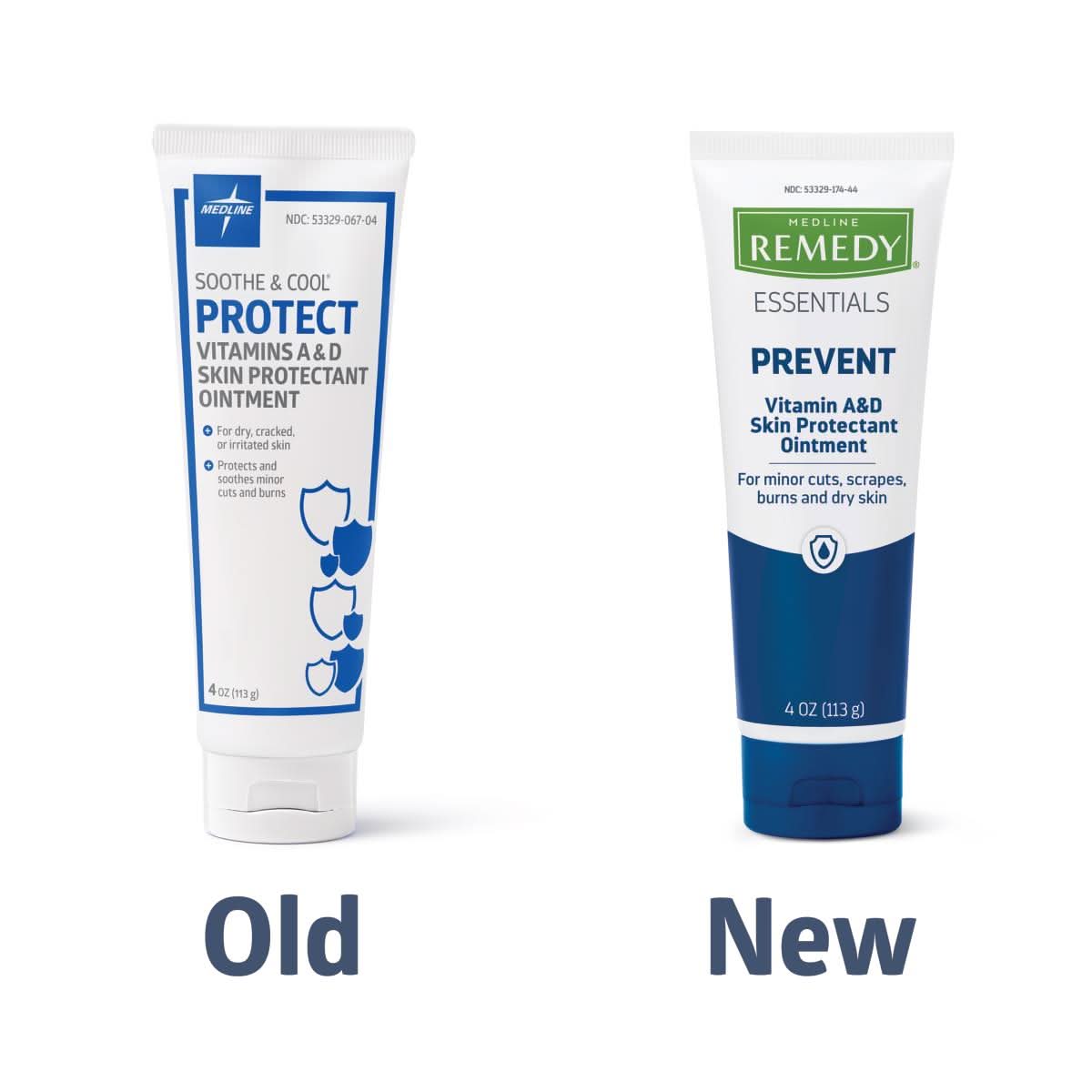 Medline Soothe & Cool Vitamin A & D Ointments