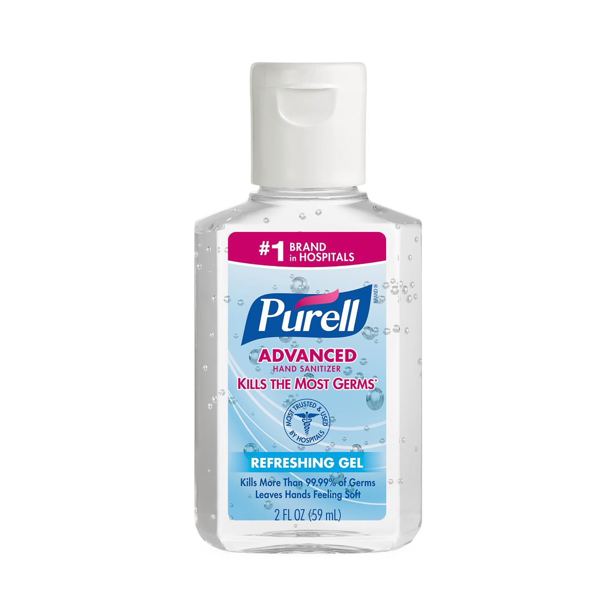 Medline Purell Advanced 70% v/v Ethyl Alcohol Gel Hand Sanitizers