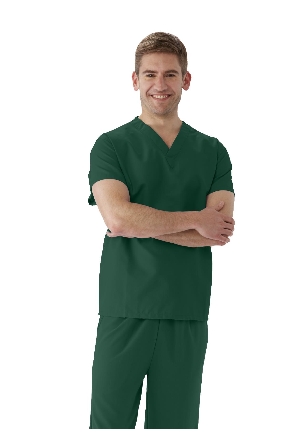 Medline AngelStat Unisex Reversible No Pocket Scrub Tops (Style 612)