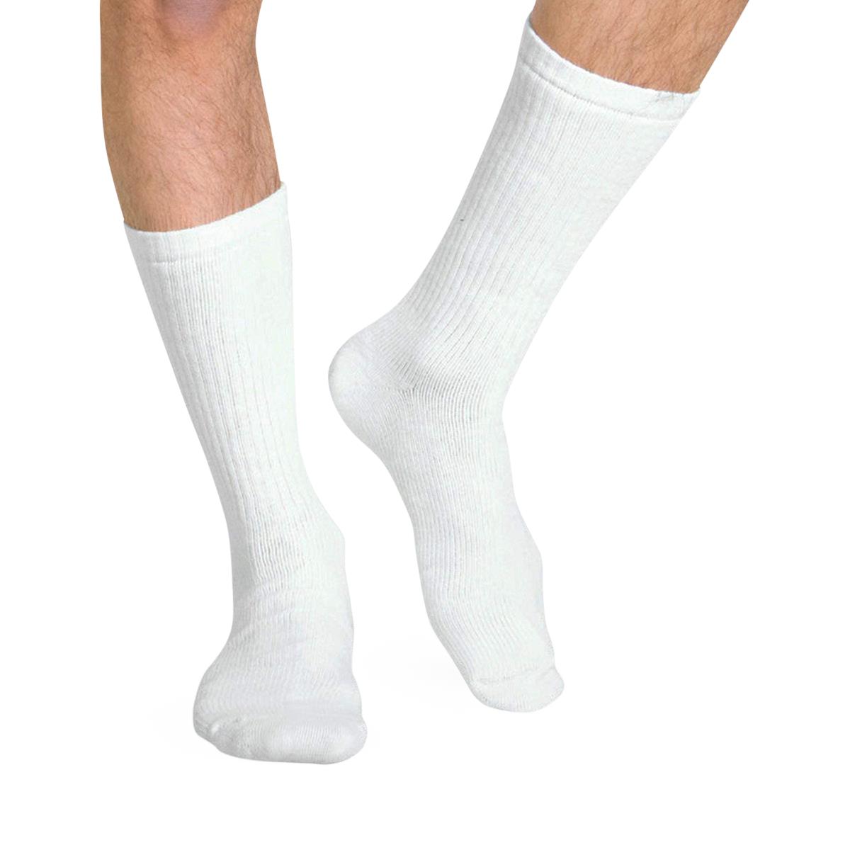 Medline Heelbo Diabetic Crew Socks