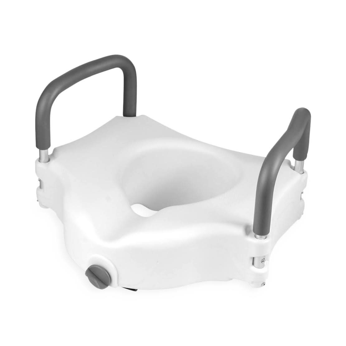 Medline DMI Hi-Riser Locking Raised Toilet Seat with Arms