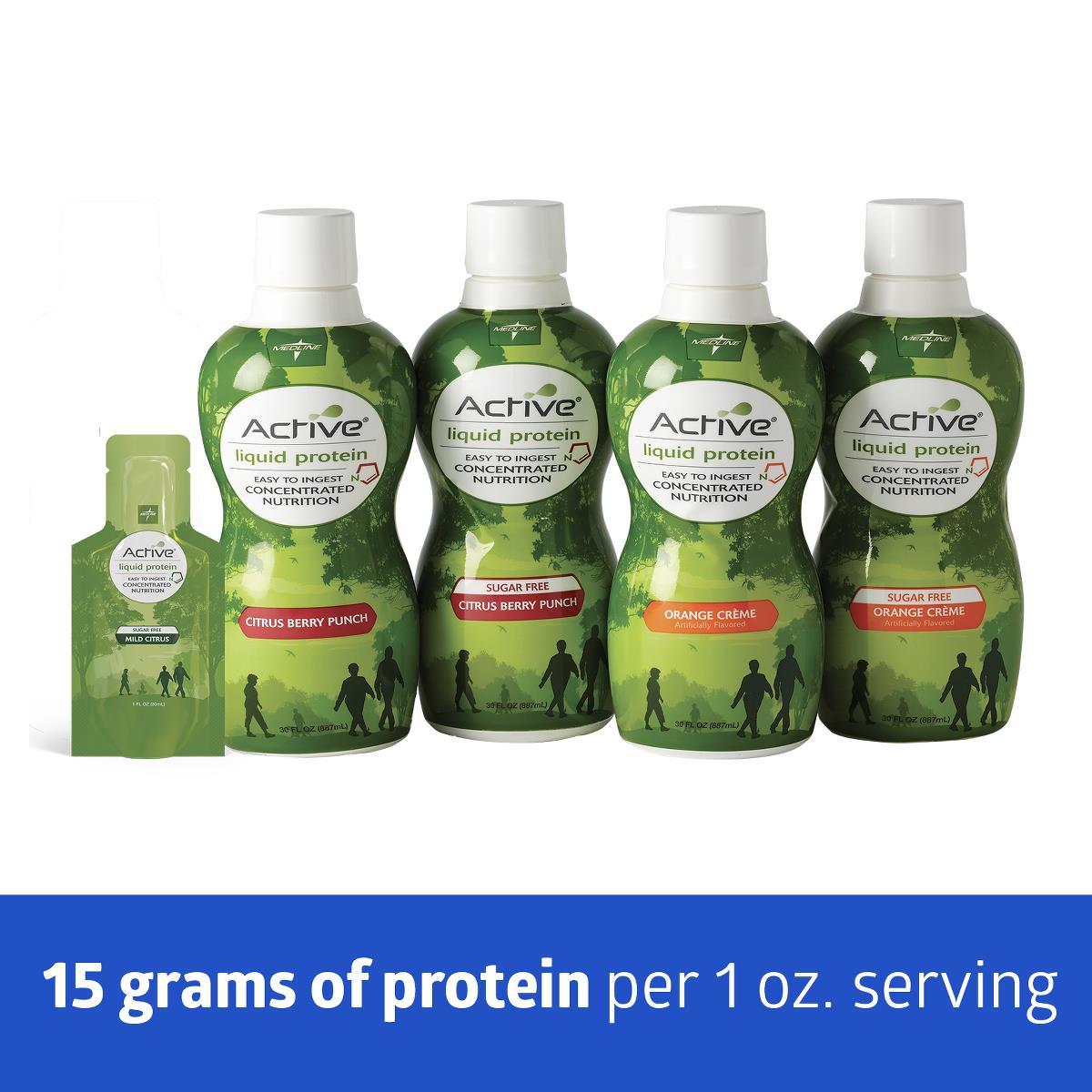 Medline Active Liquid Protein Nutritional Supple