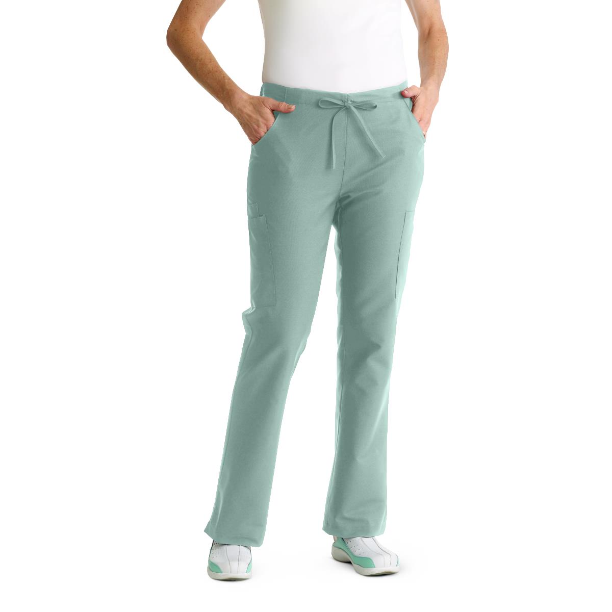 Medline ComfortEase Women's Petite Cargo Scrub Pants (Style 8865)