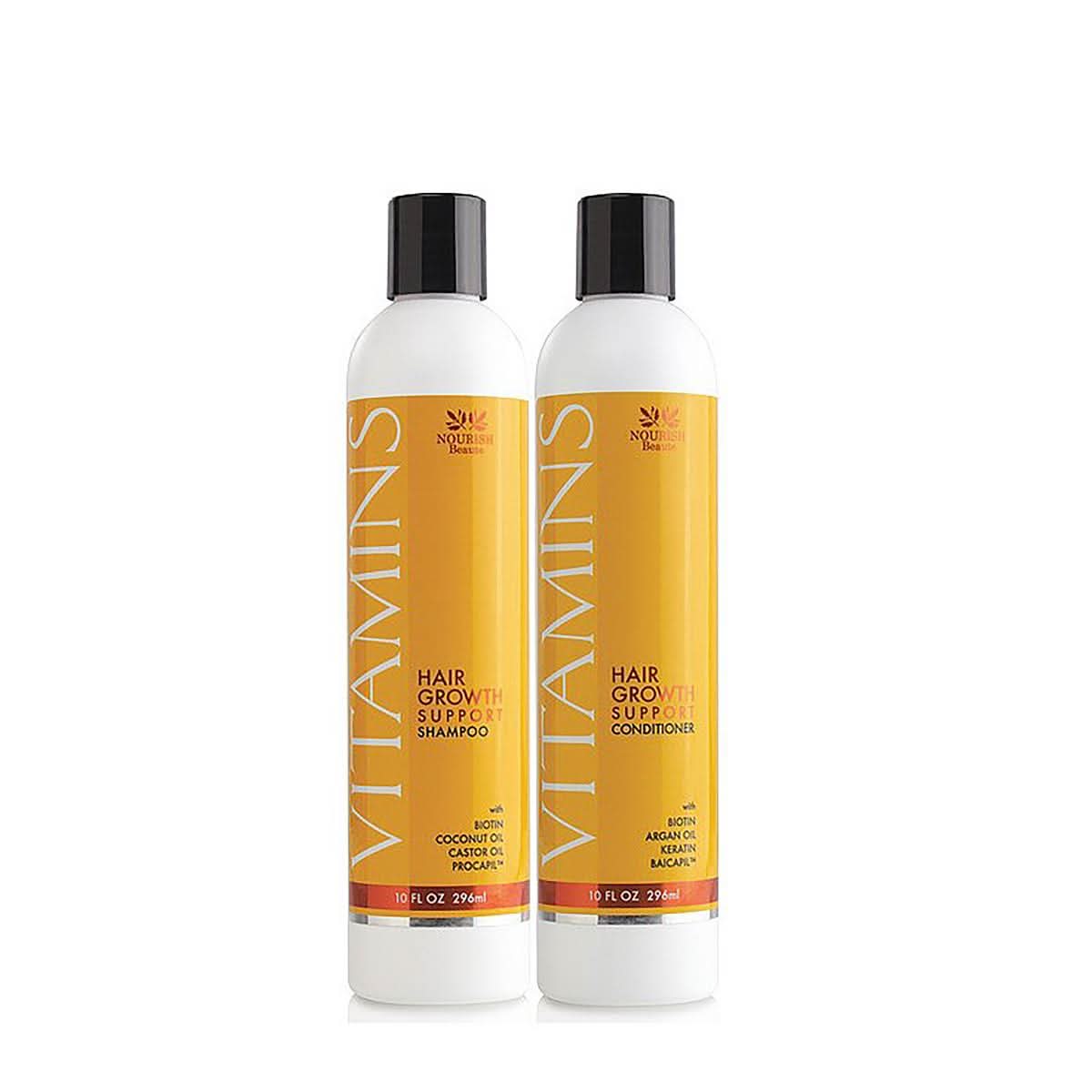 Medline Nourish Beaute Vitamins Hair Growth Support Shampoo/Conditioner
