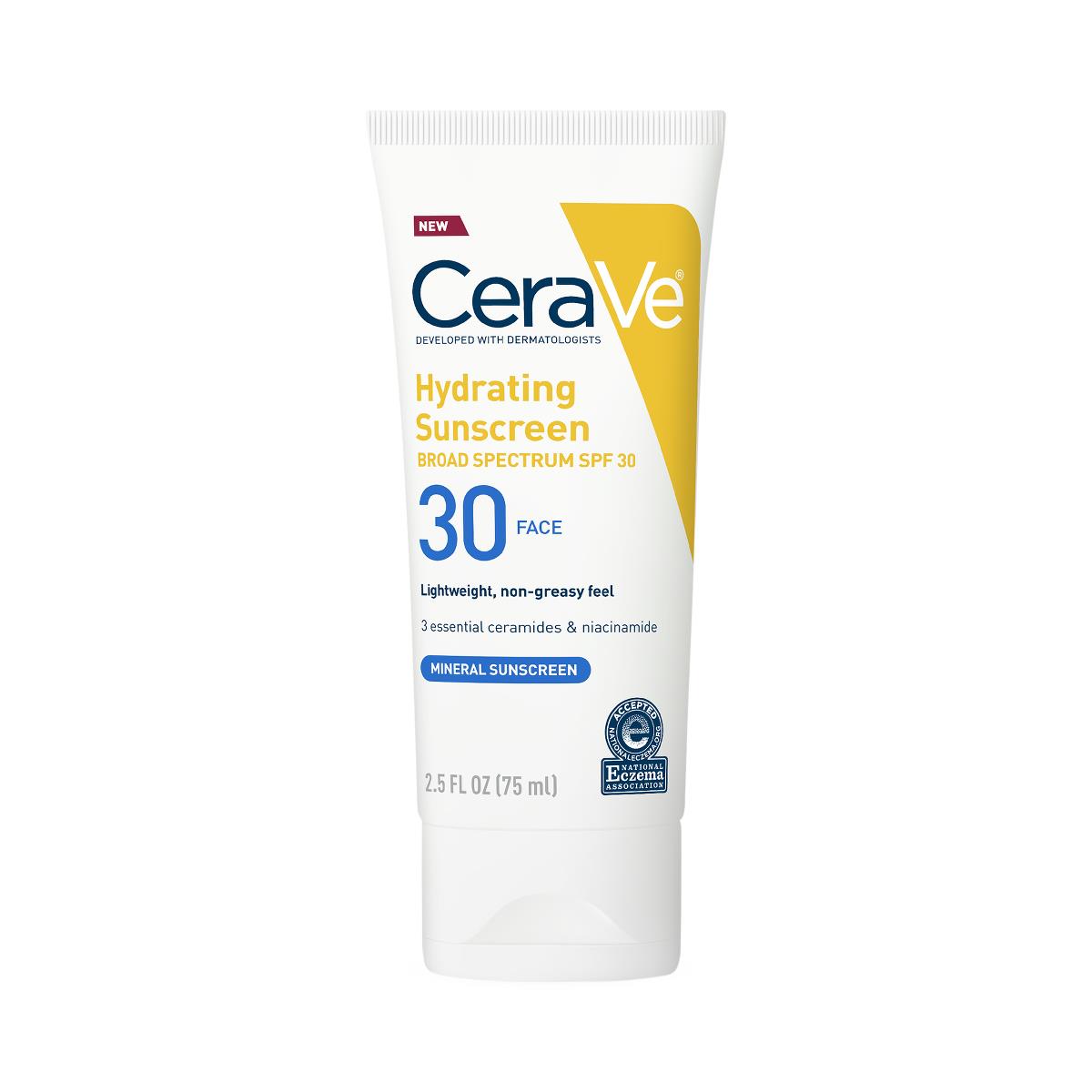 Medline Cerave Hydrating Mineral Face Sunscreen